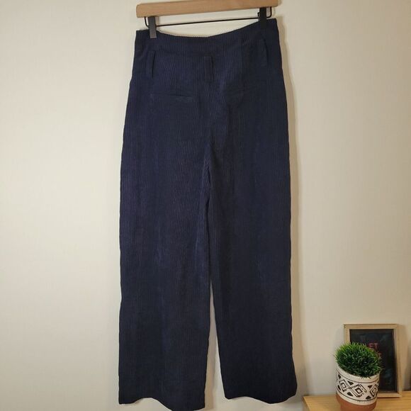 1.STATE Women's Corduroy Wide Leg High Waist Pockets Pants Size 6 - Picture 10 of 10